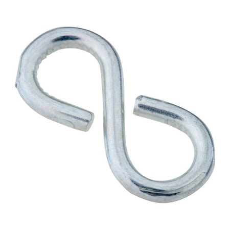 National Mfg Sales 1.12 in. Steel Closed S-Hook, Zinc Plated, 6PK 5706601